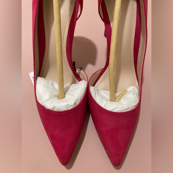 Mango Pointed Toe Heels PINK! NWT Size 38 - Picture 4 of 4